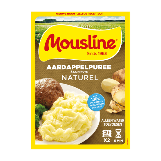 Mousline Puree a la minute naturel - Dirk