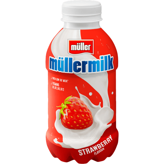 Müller Müllermilk aardbei - Dirk
