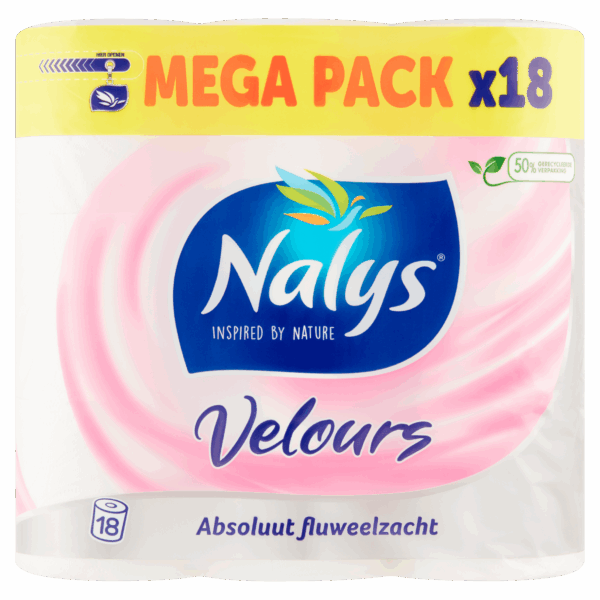 NALYS Toiletpapier 3 laags velours - PLUS