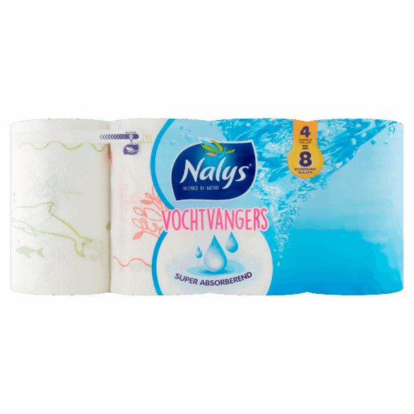 NALYS Vochtvangers keukenpapier dubbele rol - PLUS