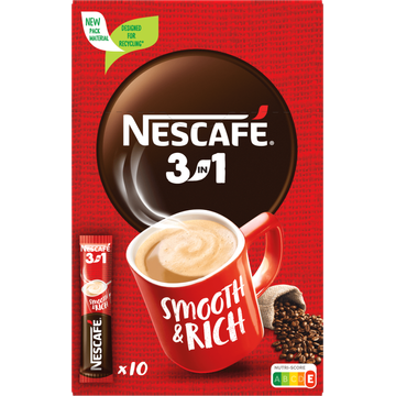 Nescafé 3in1 Oploskoffie - 10 Stuks - JUMBO