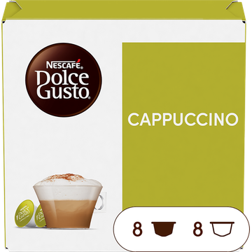 Nescafé Dolce Gusto Cappuccino capsules -16 koffiecups - JUMBO