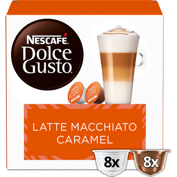 Nescafé Dolce Gusto Caramel Latte Macchiato capsules - 16 koffiecups - JUMBO