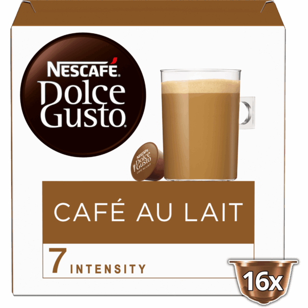 Nescafe Dolce Gusto koffiecups cafe au lait - PLUS