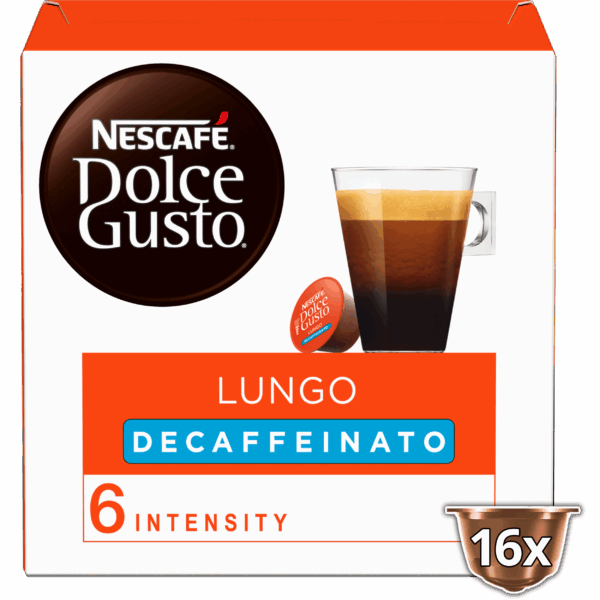 Nescafe Dolce Gusto koffiecups lungo decafé - PLUS