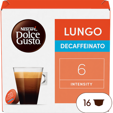 Nescafé Dolce Gusto lungo Decafé capsules - 16 koffiecups - JUMBO