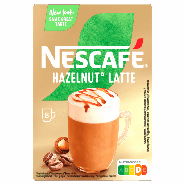 Nescafe Latte Hazelnut Oploskoffie - PLUS