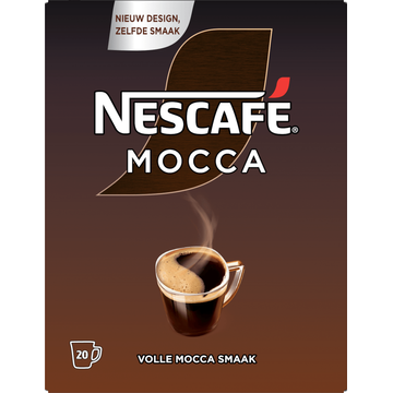 Nescafé Mocca oploskoffie - 20 zakjes - JUMBO