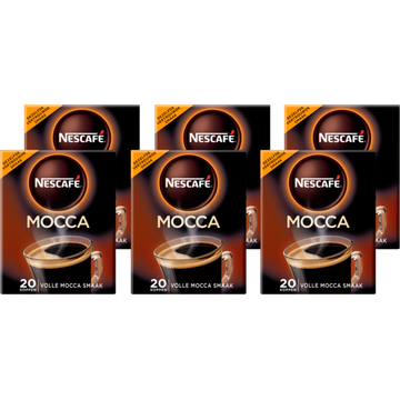 Nescafé Mocca oploskoffie - 6 x 20 zakjes - JUMBO