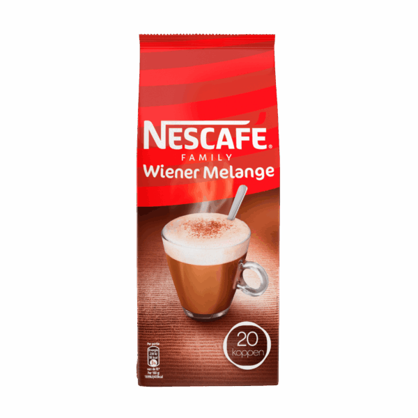 Nescafe Oploskoffie Wiener Melange Family - PLUS
