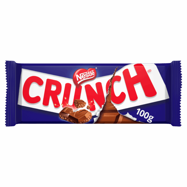 Nestlé Crunch melk chocolade reep - PLUS