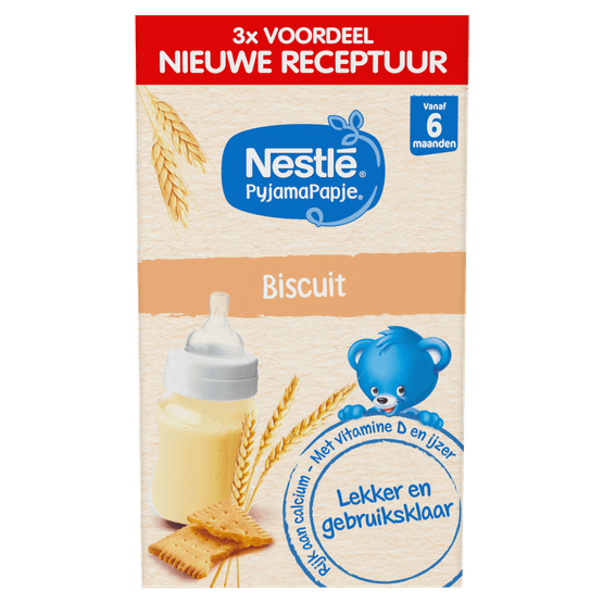 Nestlé Pyjamapapje biscuit 6+mnd - Dirk