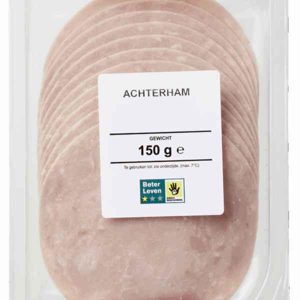 Neutraal Achterham BLK - PLUS