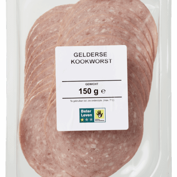 Neutraal Gelderse kookworst BLK - PLUS