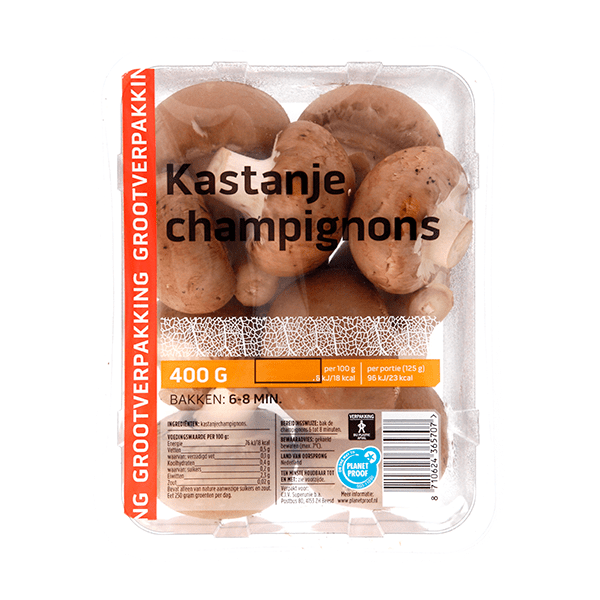 Neutraal Kastanjechampignons - PLUS