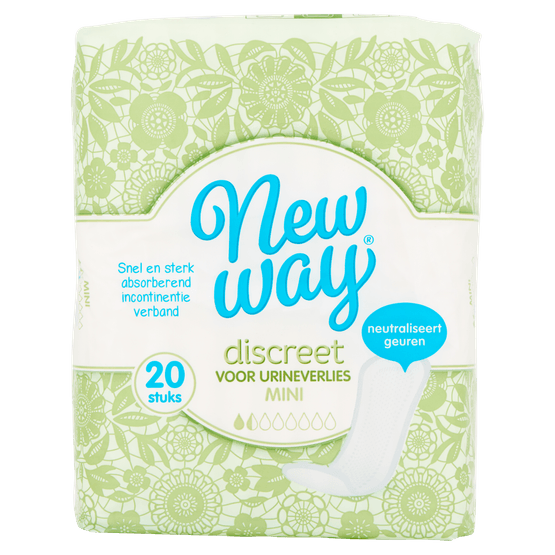 New Way Discreet verband urineverlies mini - Dirk
