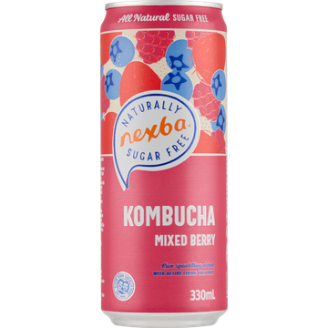 Nexba Kombucha Mixed Berry Blik - JUMBO
