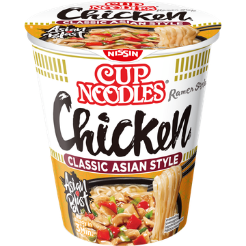 Nissin Cup Noodles Asian Style Soup Tasty Chicken - JUMBO