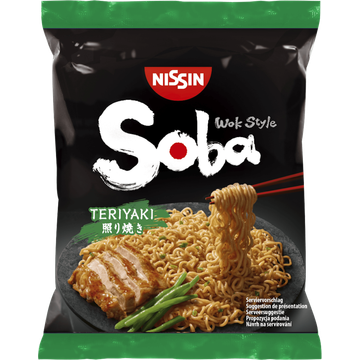 Nissin Soba Teriyaki Gebakken Noedels - JUMBO