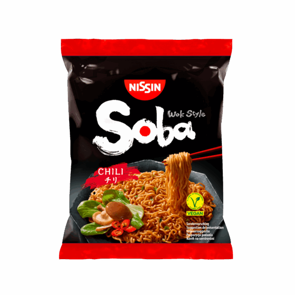Nissin Soba noodles chili - PLUS