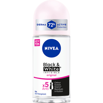 Nivea Anti-Transpirant Black & White Invisible Original - JUMBO