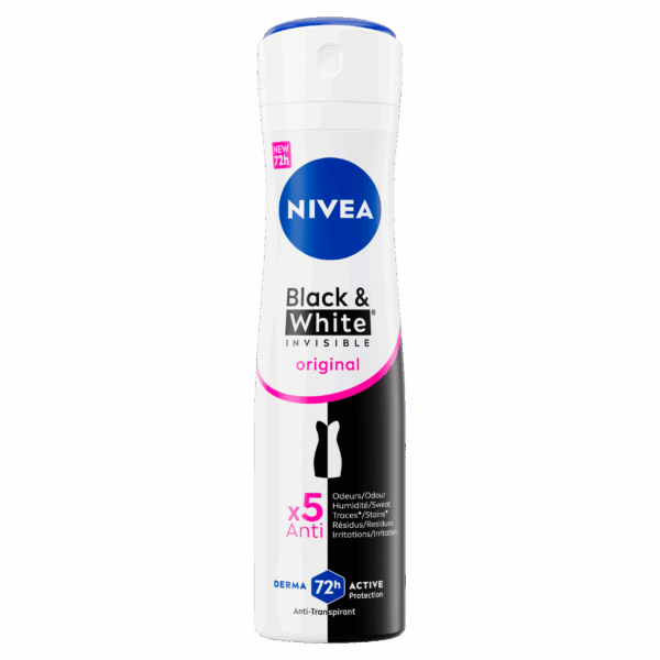 Nivea Deo Spray Invisible Black & White - PLUS