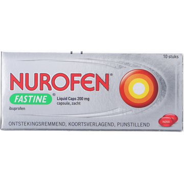 Nurofen Ibuprofen Fastine liquid caps 200 mg - JUMBO