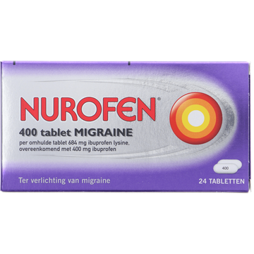 Nurofen Ibuprofen Migraine tabletten 400 mg - JUMBO