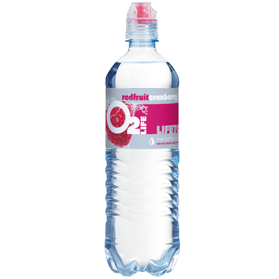 O2Life Mineraalwater red fruit cranberry - Dirk