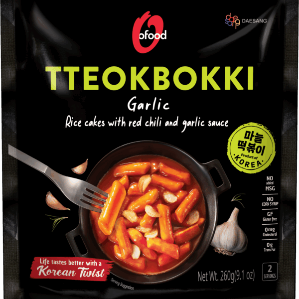 O'Food Topokki met knoflooksaus - PLUS