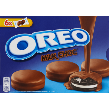 OREO Enrobed Melk koek bedekt met melk chocoladesmaak - JUMBO