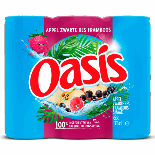 Oasis Appel Cassis Framboos - PLUS