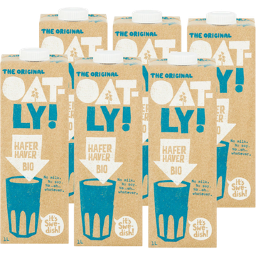 Oatly The Original Haver Bio 6 x 1 L - JUMBO
