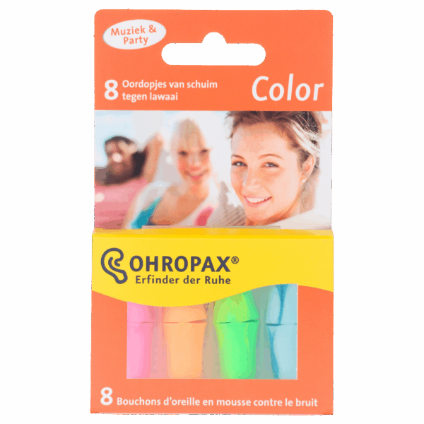 Ohropax Geluidsdemper Color 8 stuks - PLUS