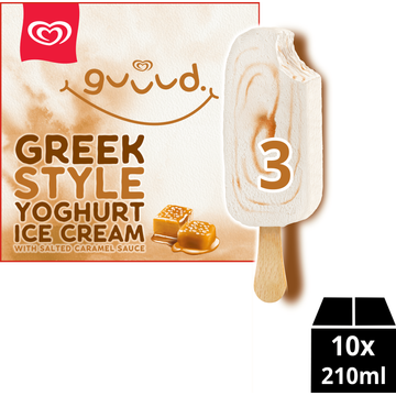 Ola Guuud IJs Greek Style Yoghurt Salted Caramel - JUMBO