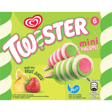 Ola IJs Twister Mini Pineapple - JUMBO