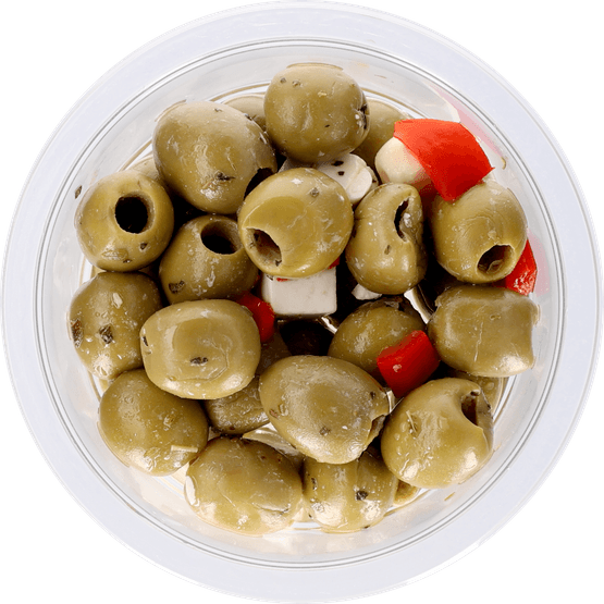 Olijven met zachte kaas - Dirk