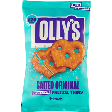 Olly's Pretzels Salted Original Thins - JUMBO