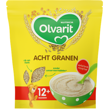 Olvarit 12+ Maanden Acht Granen Babypap - JUMBO