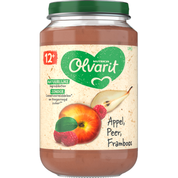 Olvarit 12+ Maanden Appel Peer Framboos - JUMBO