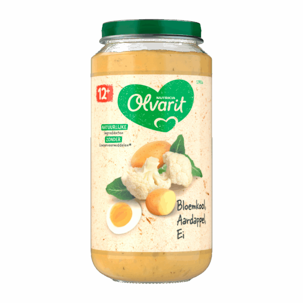 Olvarit 12+mnd Bloemkool Aardappel Ei - PLUS