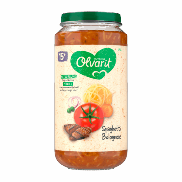 Olvarit 15+mnd Spaghetti Bolognese - PLUS