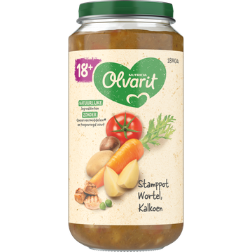 Olvarit 18+ Maanden Stamppot Wortel Kalkoen - JUMBO