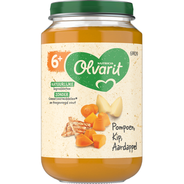 Olvarit 6+ Maanden Pompoen Kip Aardappel - JUMBO