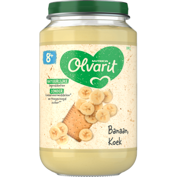 Olvarit 8+ Maanden Banaan Koek - JUMBO