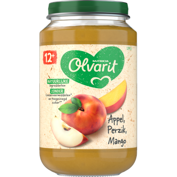 Olvarit Appel Perzik Mango 12+ Maanden - JUMBO
