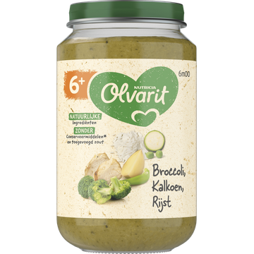 Olvarit Broccoli Kalkoen Rijst 6+ Maanden - JUMBO