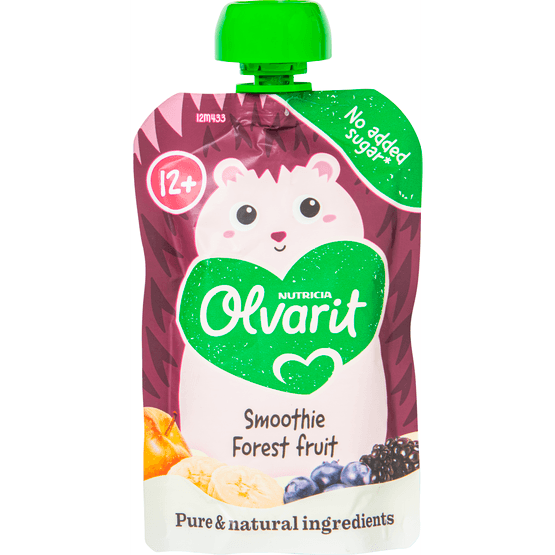 Olvarit Knijpfruit 12+ Maanden Smoothie Bosvruchten - Dirk