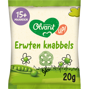 Olvarit Up! Erwten Knabbels 15+ Maanden - JUMBO
