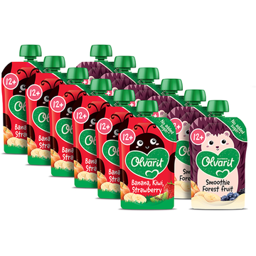 Olvarit Variatiemenu 2 Smaken Knijpfruit 12+ Maanden - JUMBO